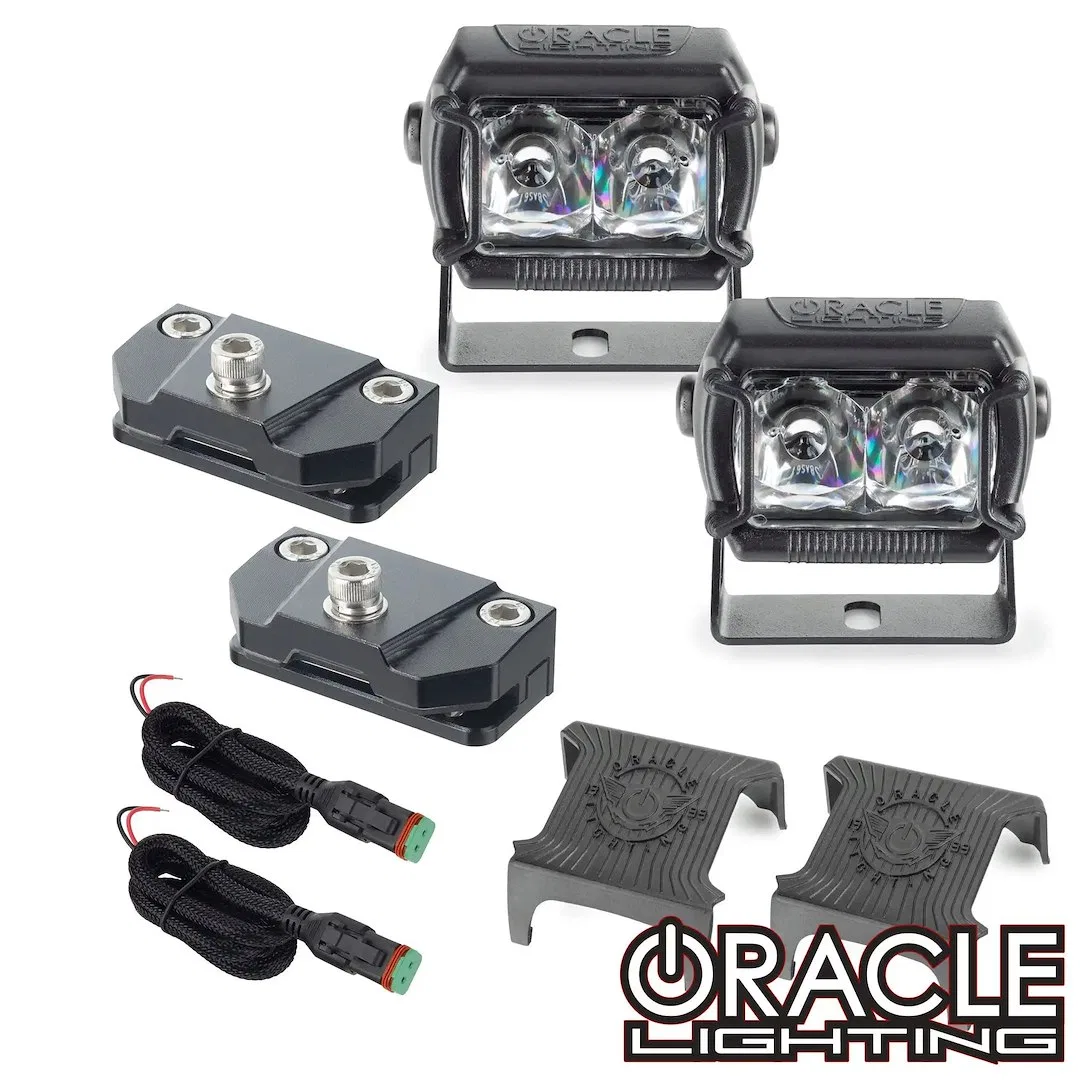2094-2-504 – ORACLE LIGHT Spotlight, 20 Watt LED Powder Coated Aluminum Rectangular Housing White Light Battery Power...
